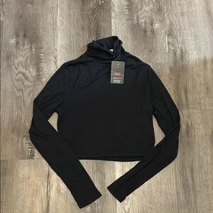 Levi's Black Long Sleeve Turtleneck Top